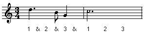 Dotted Rhythm Example 3