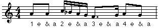 Dotted Rhythm Example 4